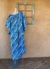 Vintage 1970s Mod Kaftan w/ Angel Sleeves OSFM