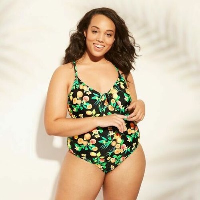 cut out tie swimsuit