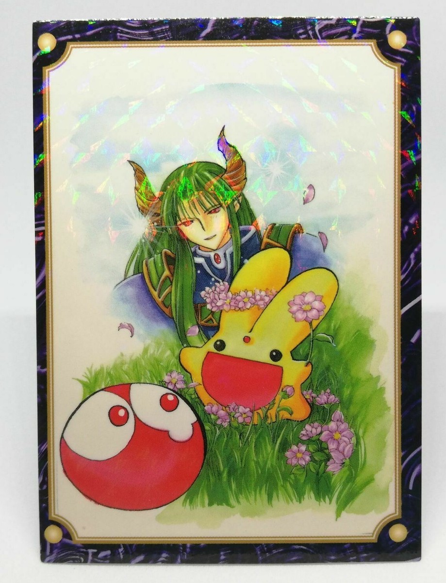 Satan & Carbunclo SR1 Puyo Puyo Card sega game compile JAPAN TCG