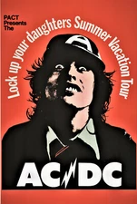 AC/DC   CONCERT POSTER 12"x18" Free shipping