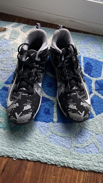 Nike Fastflex Vapor Baseball Cleats Shoes Black White Size 7 A07945 010 for  sale online | eBay