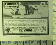 Bote fueraborda Evinrude 1917 motor bote náutico foto deportiva BD48