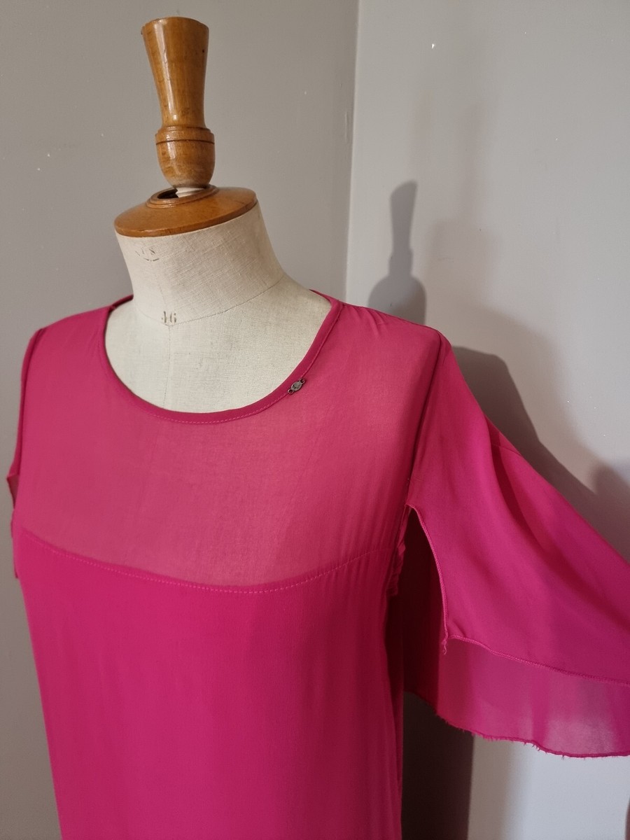 Robe De Cérémonie Avec Cape Et Voile - Taille XL (jusqu'au 42), Rose, Marque GANI/JAZZI