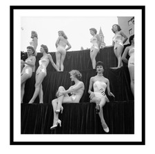 Miss Universe Contest by George Silk Artwork with frame - Large
