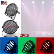 2pack RGBW 54x3W PAR LED Light 162W 64 DMX DJ Party Club Stage Show Lighting TOP