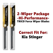 Hi-Performance 2-pk Wipers fits 2018+ Kia Stinger - 25260/180