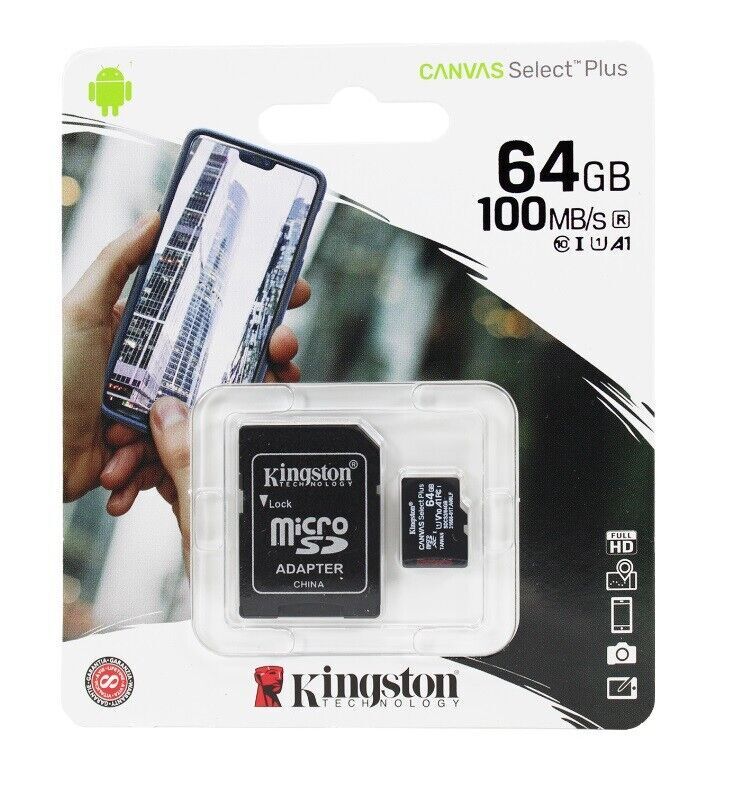 Kingston Micro SD Card 16gb 32gb 64gb 128gb 256gb Flash Memory