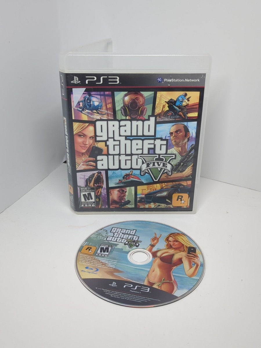 Grand Theft Auto 5 GTA 5 V Sony Playstation 3 PS3 - No Manual , No