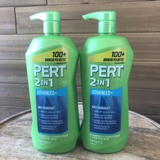 (2) Pert 2in1 Advanced Anti Dandruff Salicylic Acid 33.8oz Each - Exp 11/26
