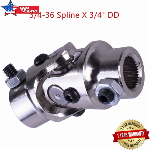 Universal 3/436 SplineX 3/4"DD Steering Shaft UJoint For Mustang II