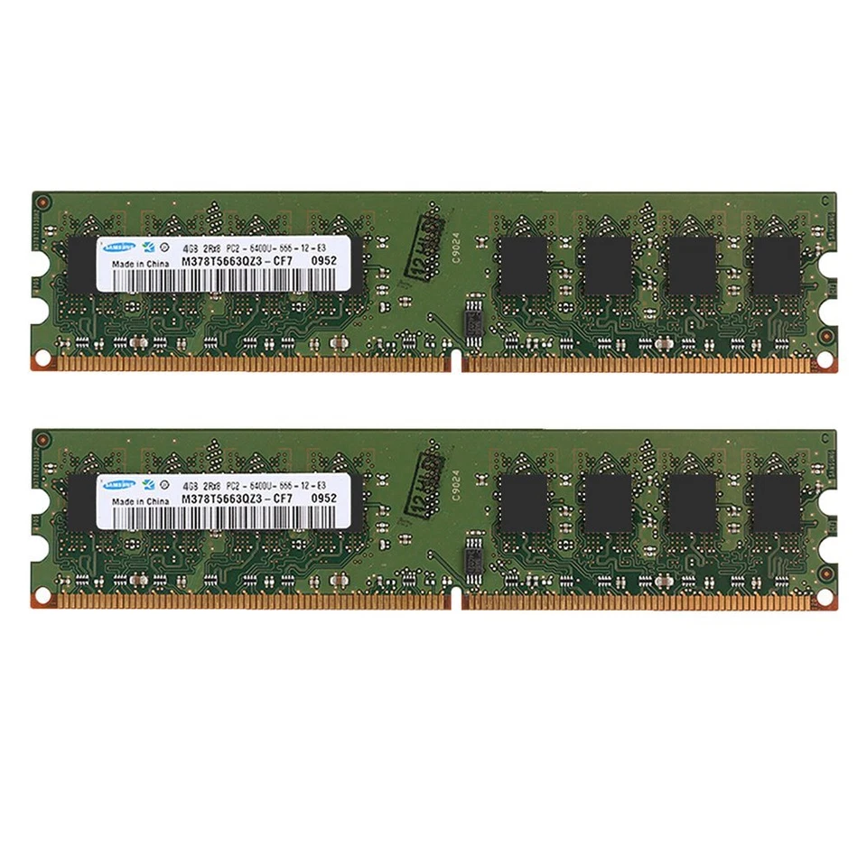 8GB 2x 4GB / 2GB PC2-6400 DDR2 800MHz Desktop RAM Memory DIMM For Samsung Lot 02 - Image 2 of 4