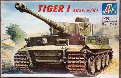 Italeri 1/35 Tiger 1 E/H1 with With Eduard Etch Set &Accessories