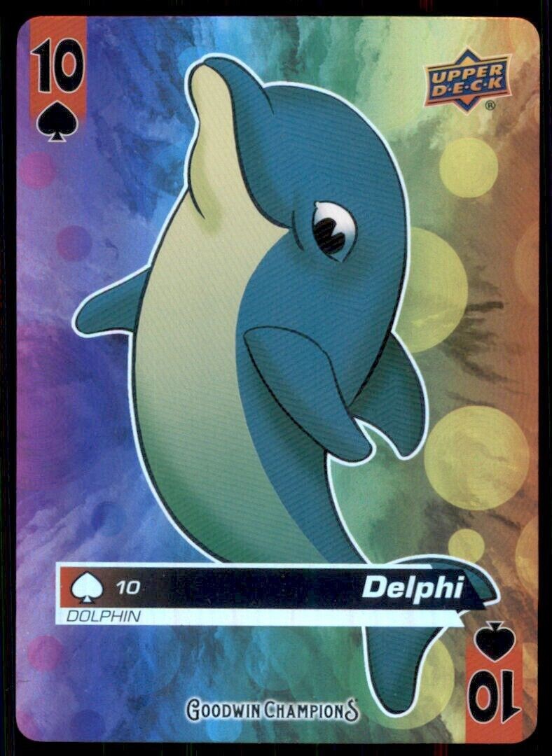 2021 Upper Deck Goodwin Champions Delphi 10 of Clubs Playing Card Animation