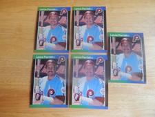 LANCE PARRISH #278 - (LOT OF 5) - 1988 LEAF INC BASEBALL CARDS