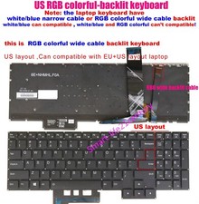New US RGB Backlit Keyboard For Lenovo Legion 5P-15ARH05H 5P-15IMH05 5P-15IMH05H