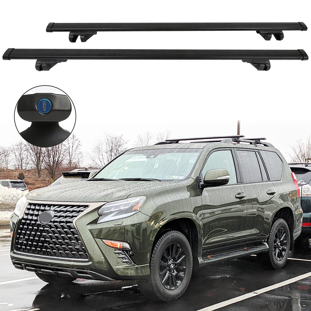 53'' Car Roof Top Rail Cargo Luggage Racks Cross Bar For Lexus GX460