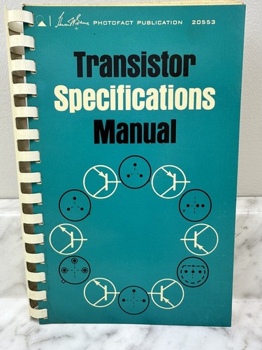 Manuale specifiche transistor Howard Sams 1967 fotofatto rilegato ad anello - Foto 2 di 12