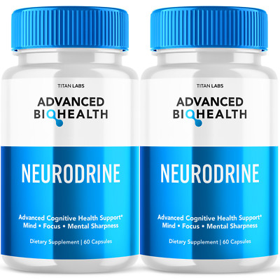 Neurodrine - Boost Cognitive Function and Mental Sharpness (2 Pack)