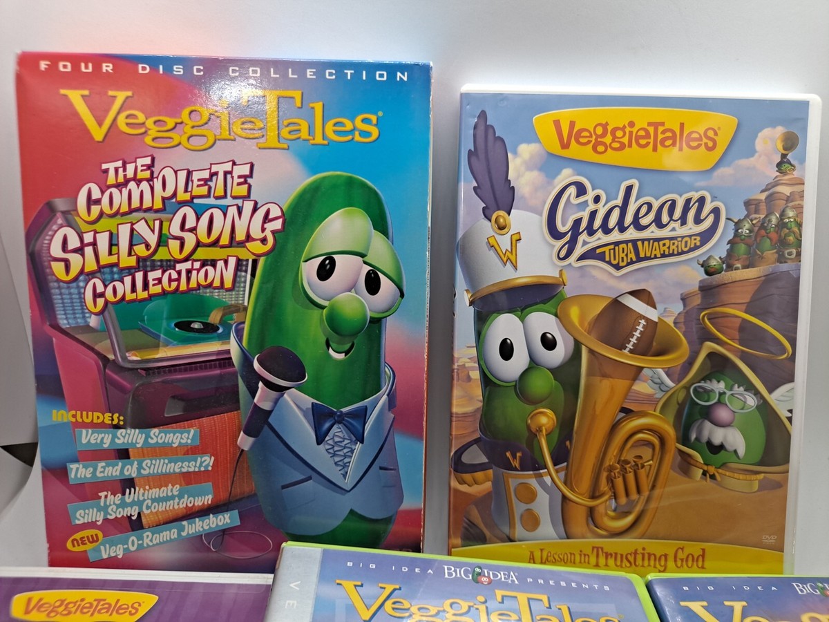 Lot of Veggie Tales DVDs Early 2000's Big Idea Productions