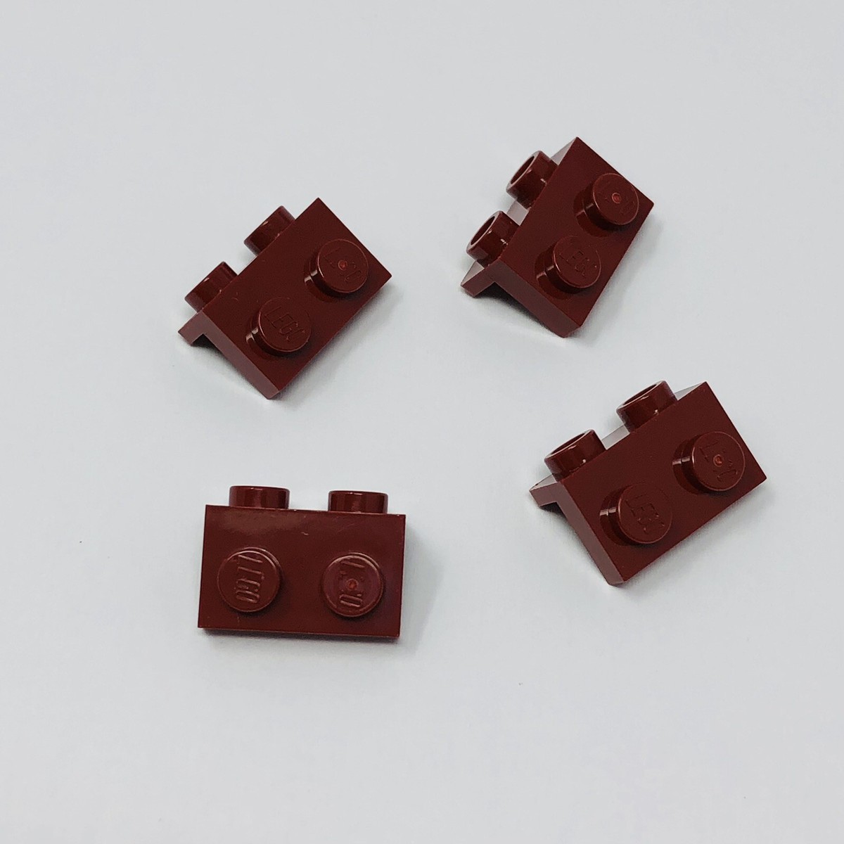 99781 LEGO Parts Bracket 1x2 - 1x2 DARK RED (4) | eBay