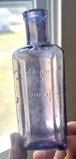 NICE AMETHYST COLORED LARKIN CO. MEDICINE BOTTLE BUFFALO, NY 1905 ERA DUG L@@K