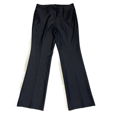 Worthington Pants Womens 10 Modern Fit Dress Slacks Trousers Dark Navy  Bootcut | eBay