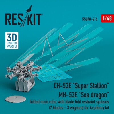Reskit RSU48-0416 1:48 CH-53E ''Super Stallion'', MH-53E ''Sea dragon'' (3D printed)