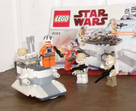 LEGO 8083 Star Wars Rebel Trooper Battle Pack Complete Set + Manual