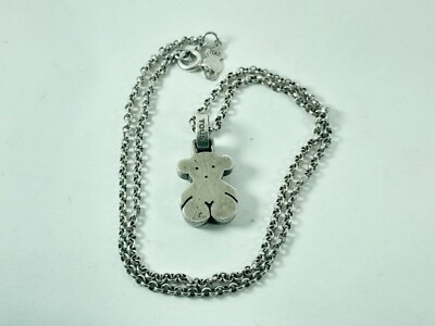 VINTAGE TOUS BEAR STERLING SILVER 925 NECKLACE