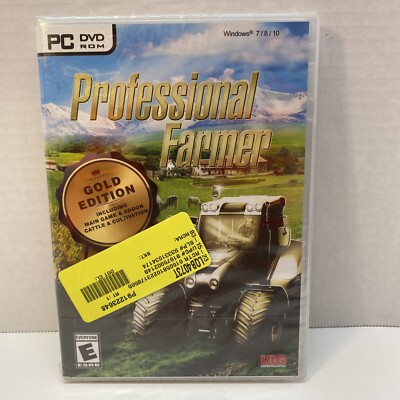 Professional Farmer Gold Edition - PC/DVD Rom 2019 - BRAND NEW SEALED Free Shipp
