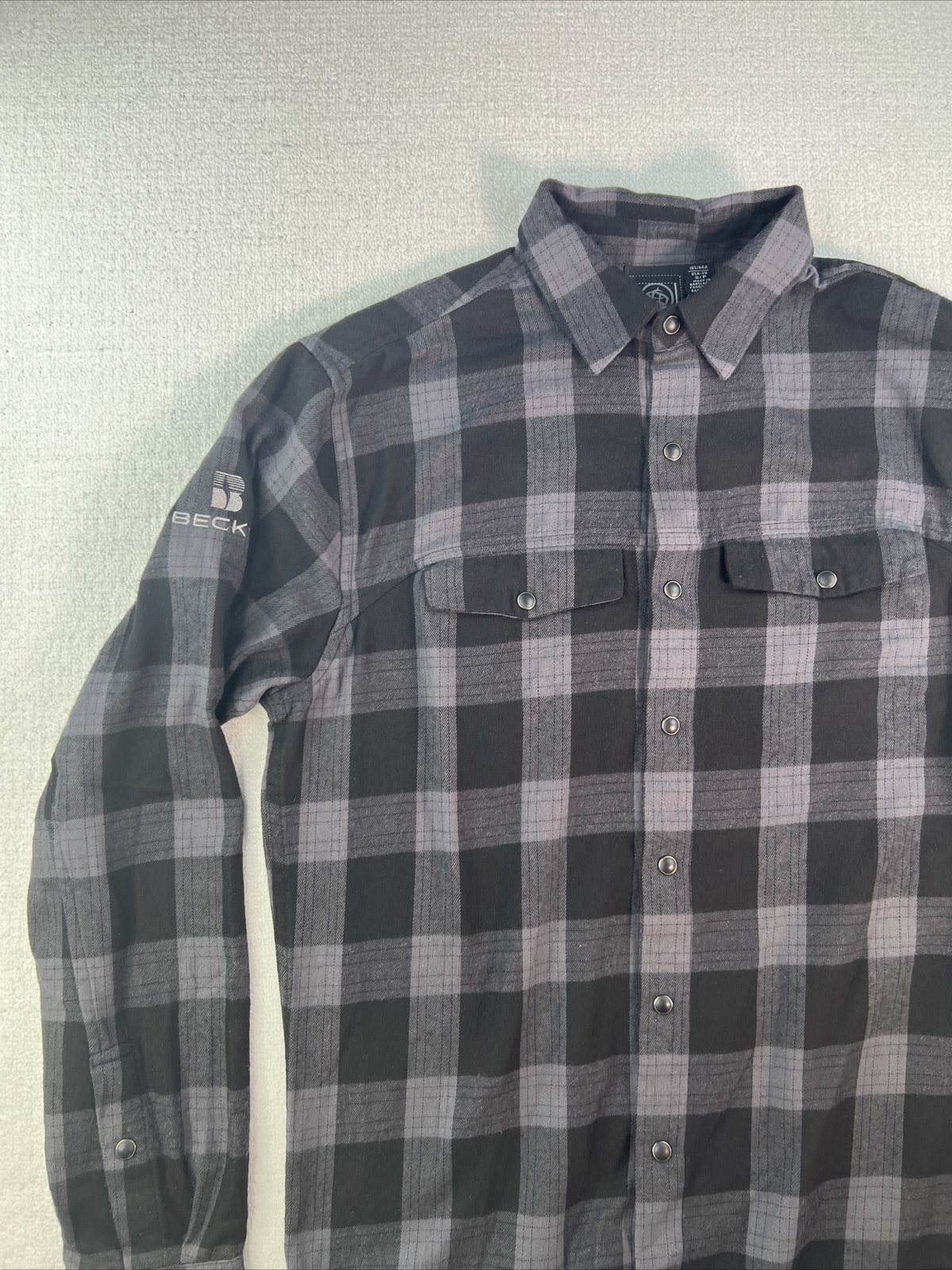 Stormtech Snap Button Down Performance Flannel Me… - image 2