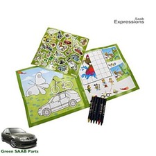 SAAB 900 9000 9-3 9-5 Saab Expressions Activity Book, Genuine SAAB Souvenir.