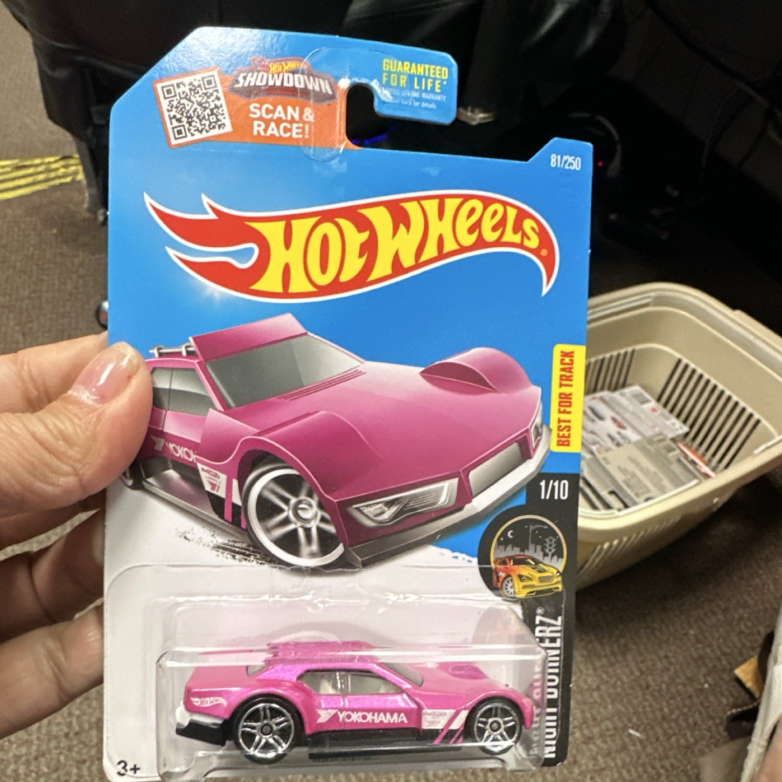 Hot Wheels Driftsta Night Burnerz 1:64 Pink Diecast Car 2015 81/250
