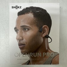 Shokz OpenRun Pro Open-Ear Behind the Neck Bluetooth Headphones - Black