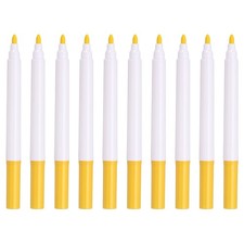 Chalk Board Marker Pens, 10 Pcs Liquid Chalk Markers Erasable, Yellow