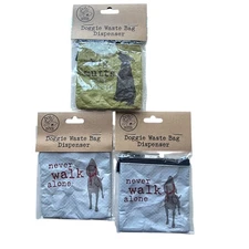 Dog Is Good Doggie Waste Bag Dispenser Recycled Material Set Of 3
