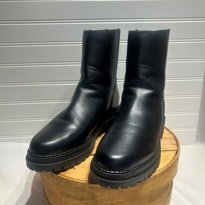 Calvin Klein Women's Black Greg Round Toe Casual Sole Booties 8.5 M