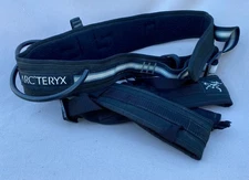 Arcteryx Climbing Harness Black Lightweight Adjustable Padded
