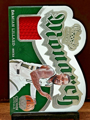 2023-24 Panini Crown Royale - Damian Lillard Monarch Memorabilia #MM-LIL