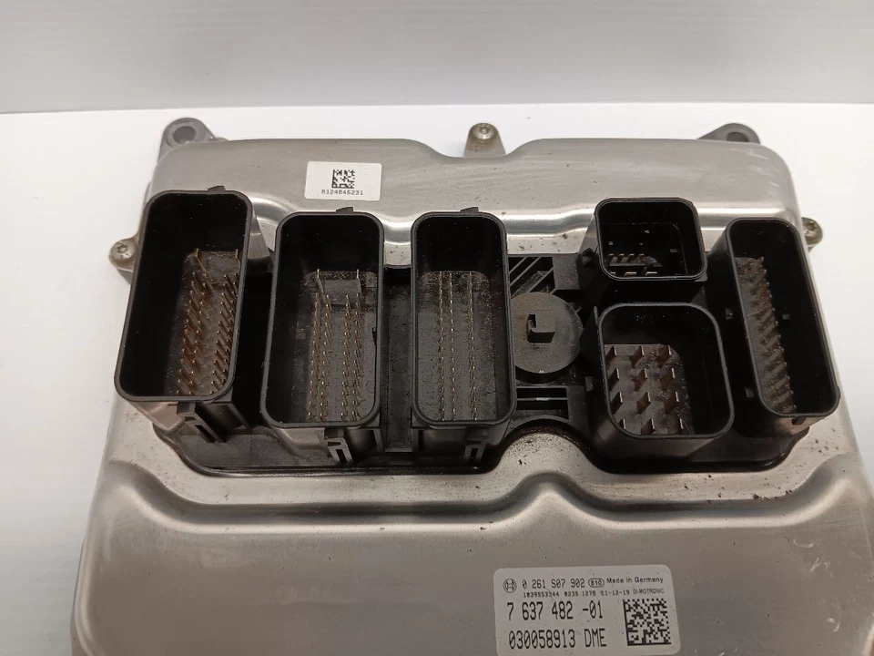 Unidad de módulo de control del motor BMW 320I 328I X3 2013 2014 ECU ECM 7637482 OEM Foto 4 de 4