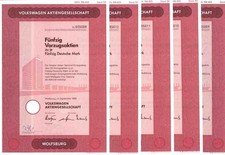 10 x Volkswagen VW AG 1986 Käfer Golf Lupo Wolfsburg 2500 DM Carl Hahn Porsche #