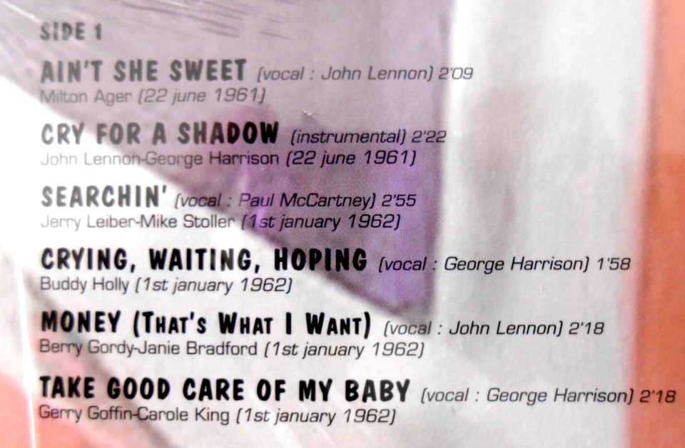 The BEATLES.  Rare 25 Cm .  Early recordings Studios. 1961-1962. ROCK'N'ROLL - Photo 4/4