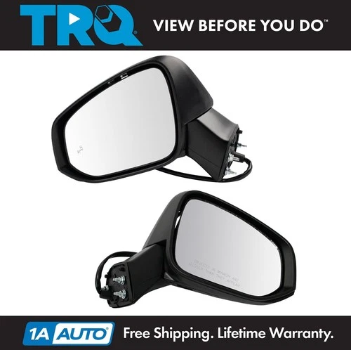 TRQ Exterior Side View Mirror with Blind Spot Pair for Toyota Rav4 New