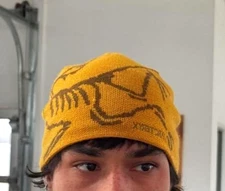 Arc'teryx Bird Head Toque Beanie Yellow – Merino Wool Unisex Winter Ski Hat NWT