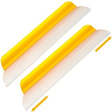 2 Pack 14 inch Car Drying Squeegee Longer Silicone Automotive Water Wiper Fle...