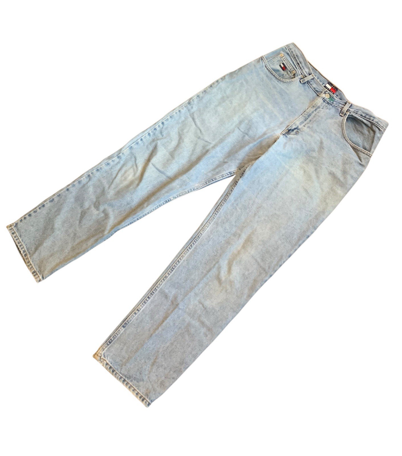 Tommy Hilfiger Relaxed Straight Light Washed Blue Jeans 34x32