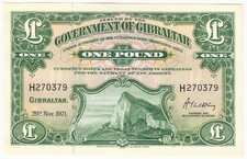 Gibraltar - 1971 - One Pound Banknote