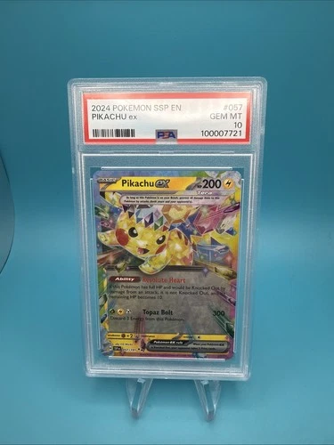 Pokemon Pikachu EX 57/191 SV Surging Sparks PSA 10 GEM MINT