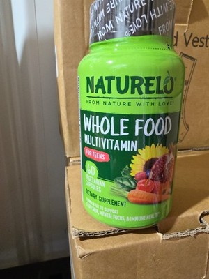 NATURELO Multivitamins for Teenage Girls/Boys, 60 Capsules, Whole Food...