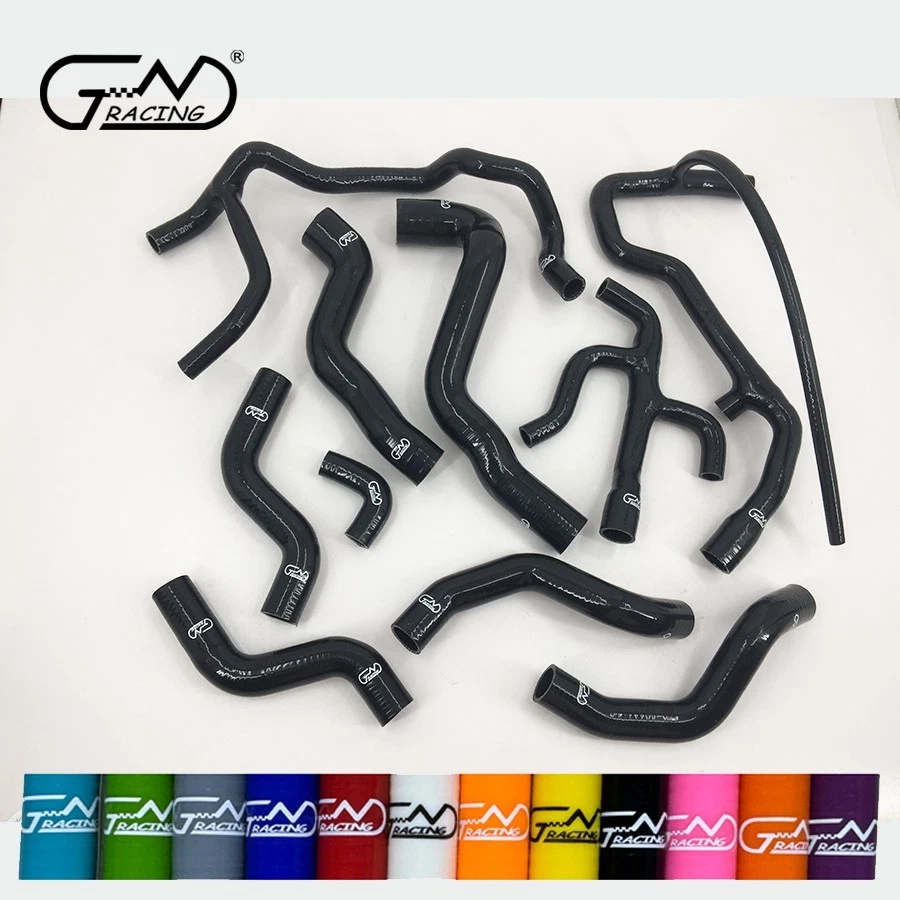 Fit 1993-2004 Porsche BOXSTER 986 3.2L Silicone Radiator Heater Hoses Kit Blue - Image 2 of 4